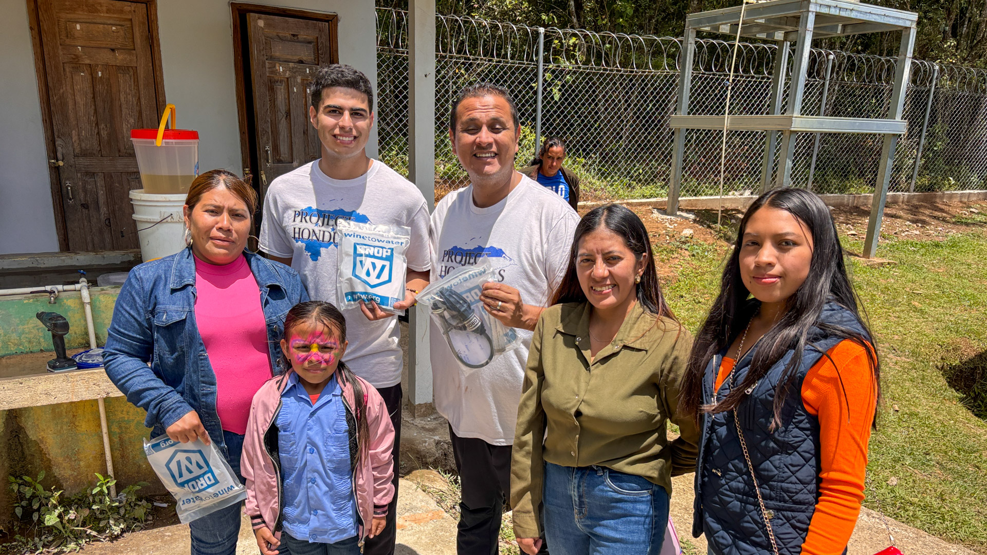 Wine To Water's DROP Filter™ being demonstrated and gifted to local villages